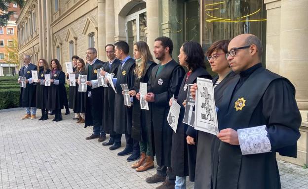 Suspendidos 150 juicios en La Rioja por la huelga de los letrados de Justicia